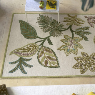 Decorative Moss Leaf Rug, Designers Guild