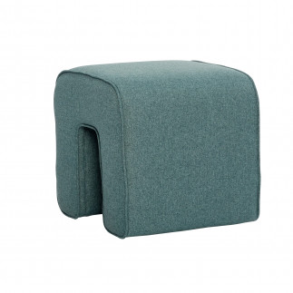 Pouf Sculpture Green, Hubsch