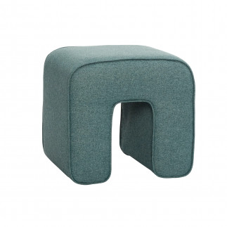 Pouf Sculpture Green, Hubsch