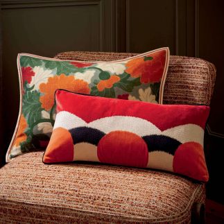 Célestine Papaya, Cushion Elitis, 25cmx50cm