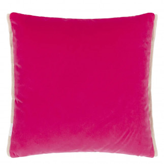 Varese Scarlet and Bright Fuschia, Coussin Designers Guild, 43cmx43cm