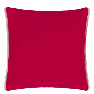 Varese Scarlet and Bright Fuschia, Coussin Designers Guild, 43cmx43cm