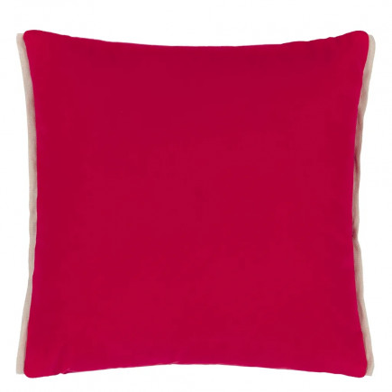 Varese Scarlet and Bright Fuschia, Coussin Designers Guild, 43cmx43cm