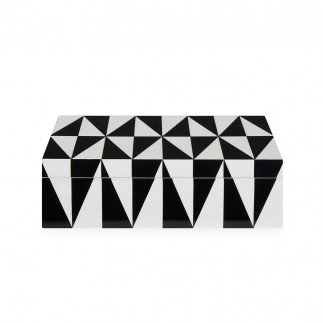 Op'Art Medium, Lacquered Box, Jonathan Adler