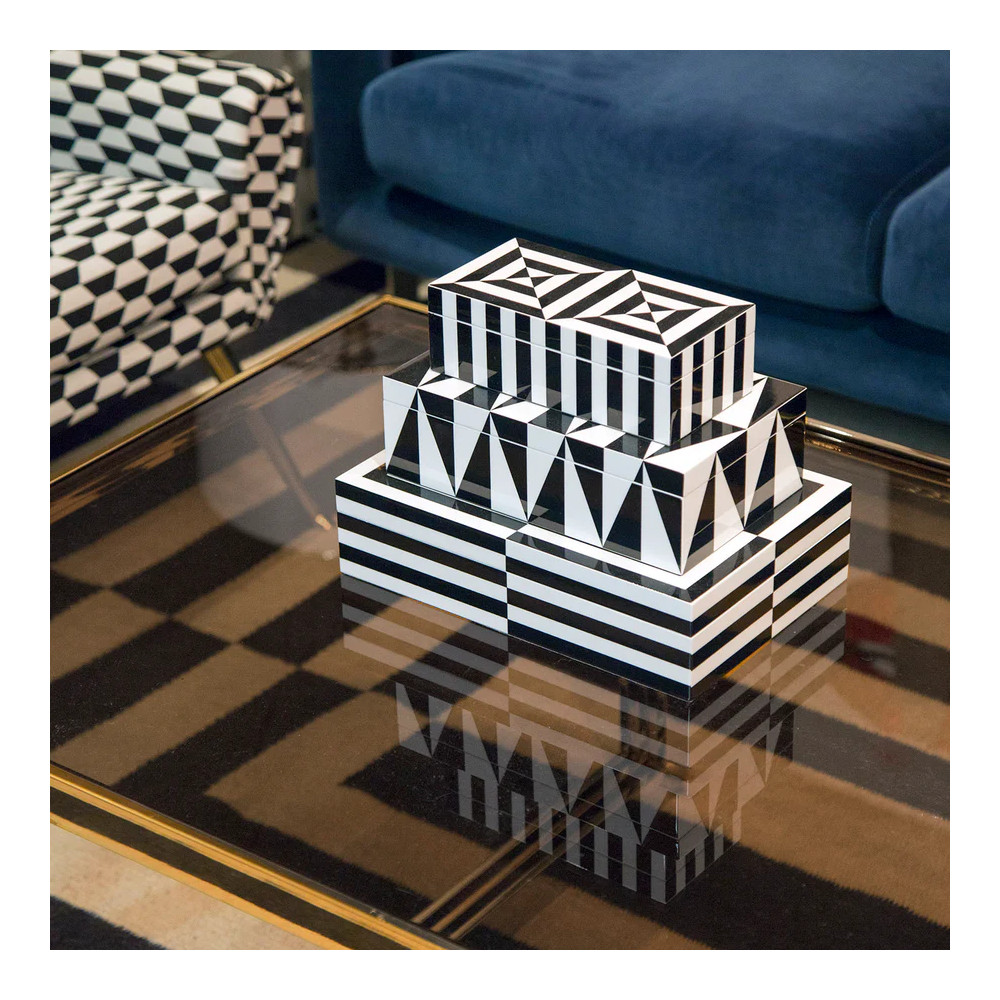 Op'Art Large, Boite Laquée, Jonathan Adler