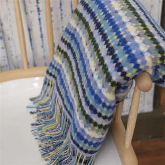 Marano Cobalt, Plaid or Sofa Throw, Designers Guild