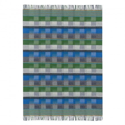 Tasara Cobalt, Plaid ou Jeté de canapé, Designers Guild