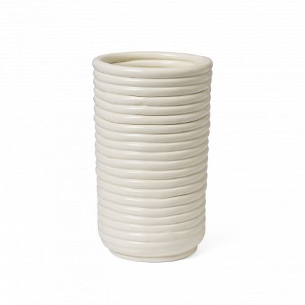 Vase Corduroy Blanc, Ferm Living