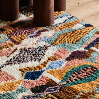 Pippa Multicolored Rug, 140x200cm, Nordal