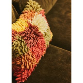 Fluffy rag, Coussin, HK Living, 60 cmx40 cm