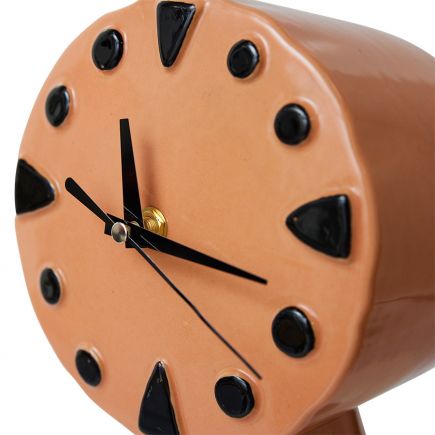 Retro ceramic clock, Peach, HK Living