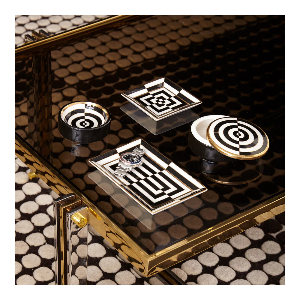 Op'Art, Vide-poche Rectangulaire, Jonathan Adler