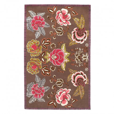 Rose de Damas Cranberry, Tapis Designers Guild