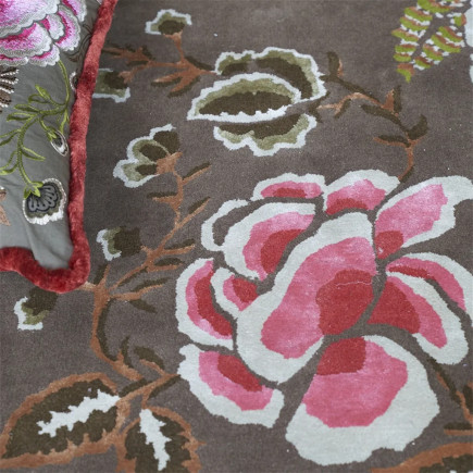 Rose de Damas Cranberry, Tapis Designers Guild