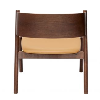 Oblique lounge Marron, Fauteuil, Hübsch