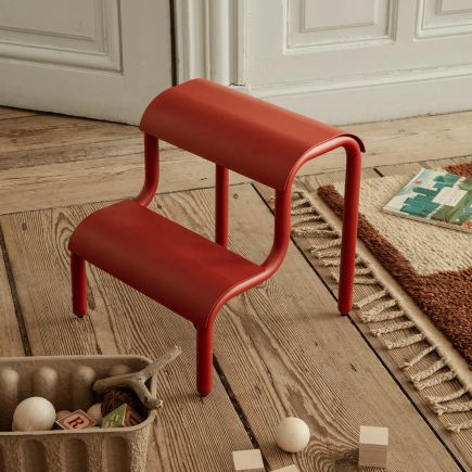 Up Step, Tabouret, Rouge, Ferm Living