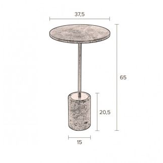 Gunnar Emeraude, Table d'appoint, Dutchbone