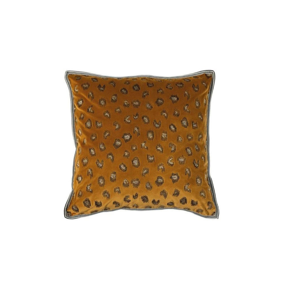 Daim Camel, Coussin, Casamance, 45cm x 45cm