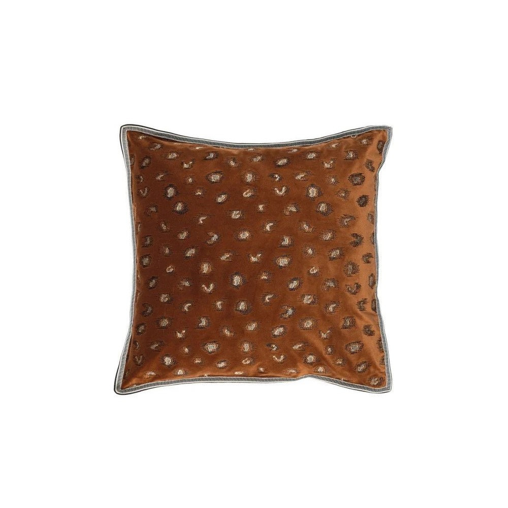 Daim Terracotta, Coussin, Casamance,45cm x 45cm