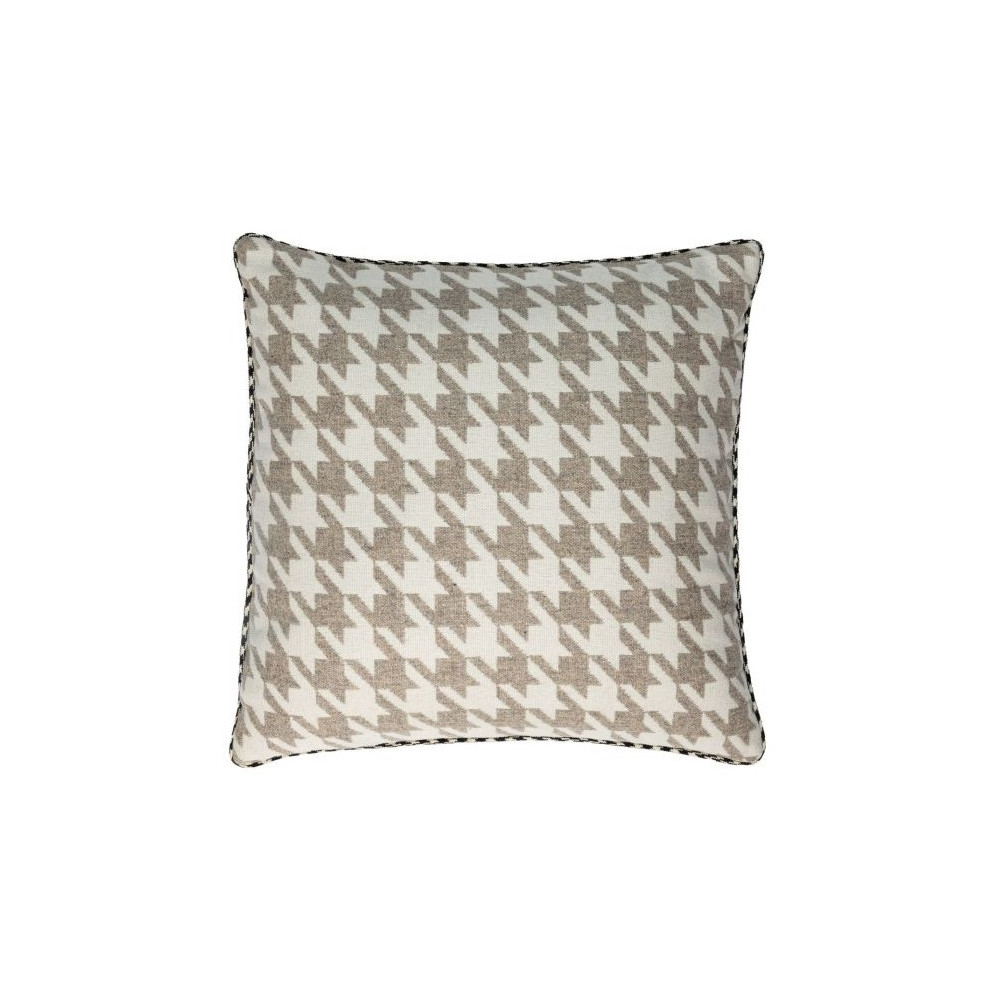 Pacte, Beige ecru, Coussin, Casamance, 45cm x 45cm