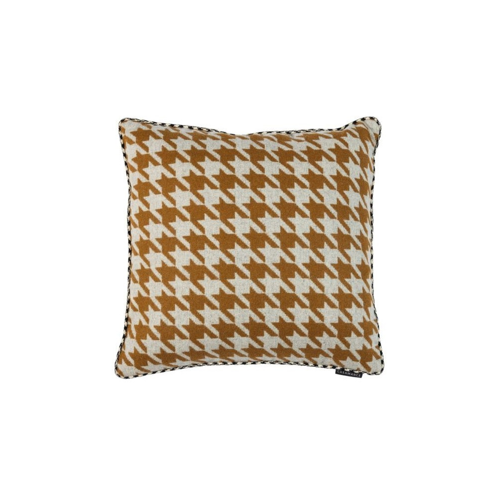 Pacte, Ocre, Coussin, Casamance, 45cm x 45cm