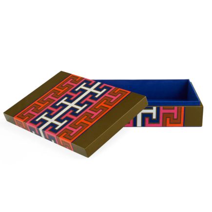 Madrid Large, Lacquered Box, Jonathan Adler