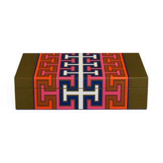 Madrid Large, Lacquered Box, Jonathan Adler