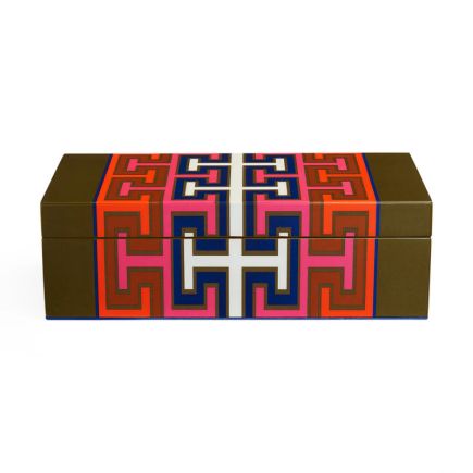 Madrid Small, Lacquered Box, Jonathan Adler