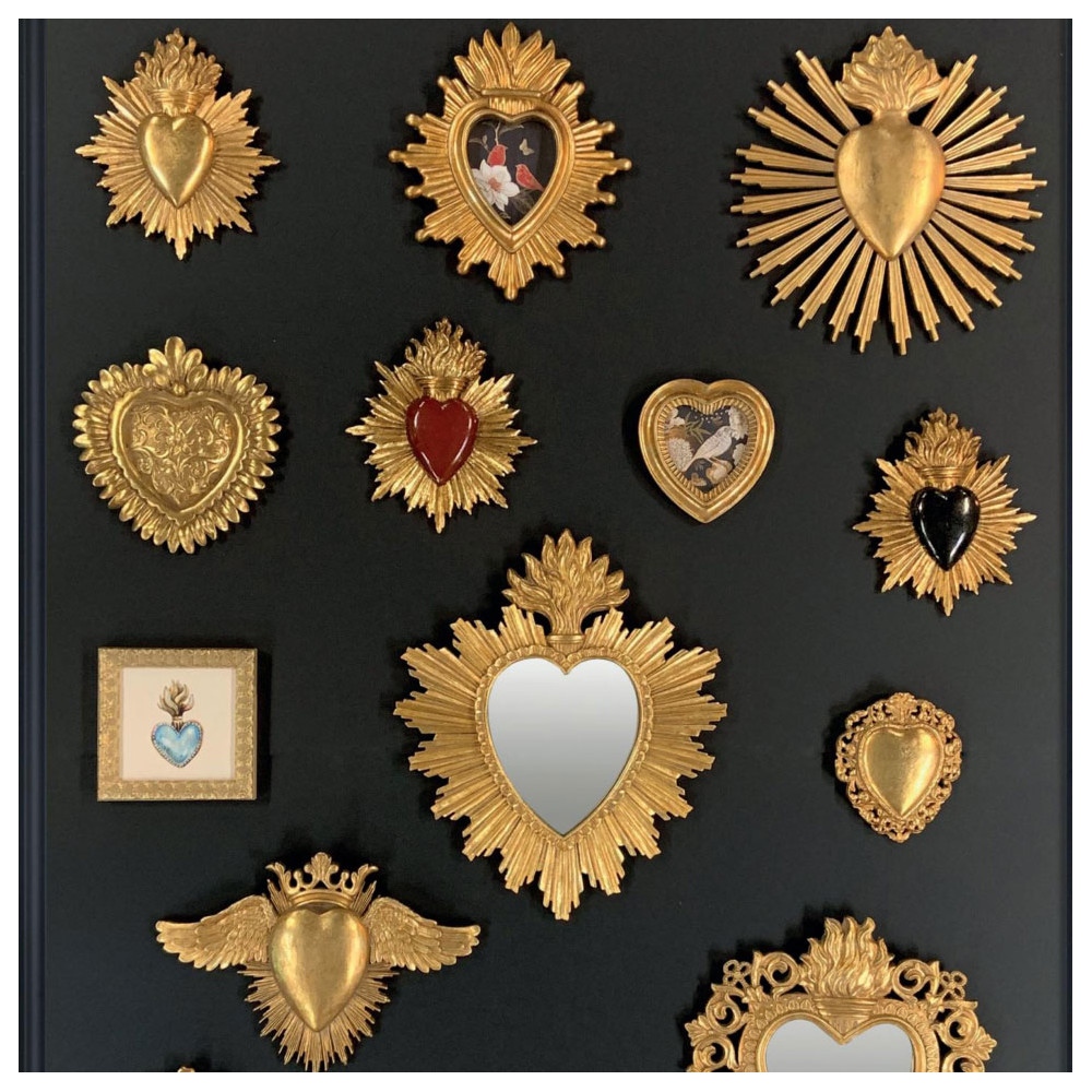 Ex-Voto, Coeur Soleil, 25cm, Sélectionné par Hippotigre