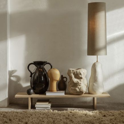 Hebe Lamp Base Large - Off-white, Pied de lampadaire, Ferm Living