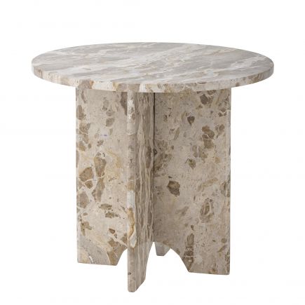 Jasmia, Extra table in Brown Marble, Bloomingvillr
