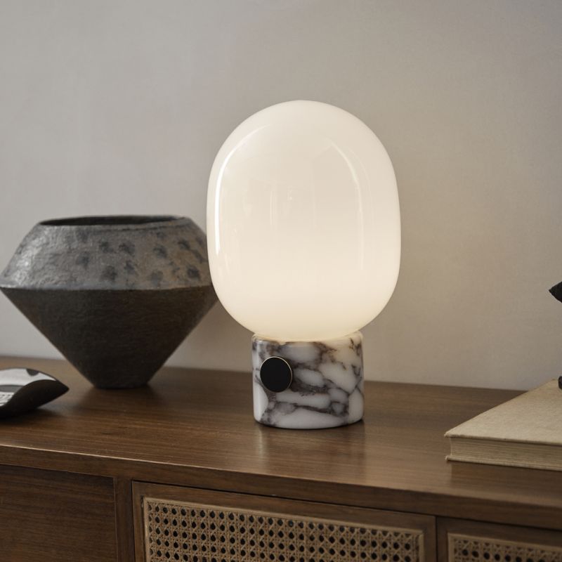 Moon, Lampe de table en terre cuite