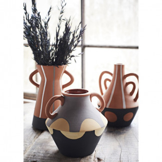 Dahra, terracotta vase, Madam Stoltz