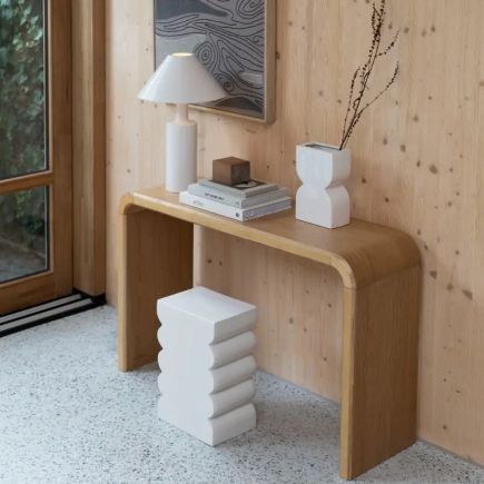 Curves, Side Table, Off-White, Zuiver