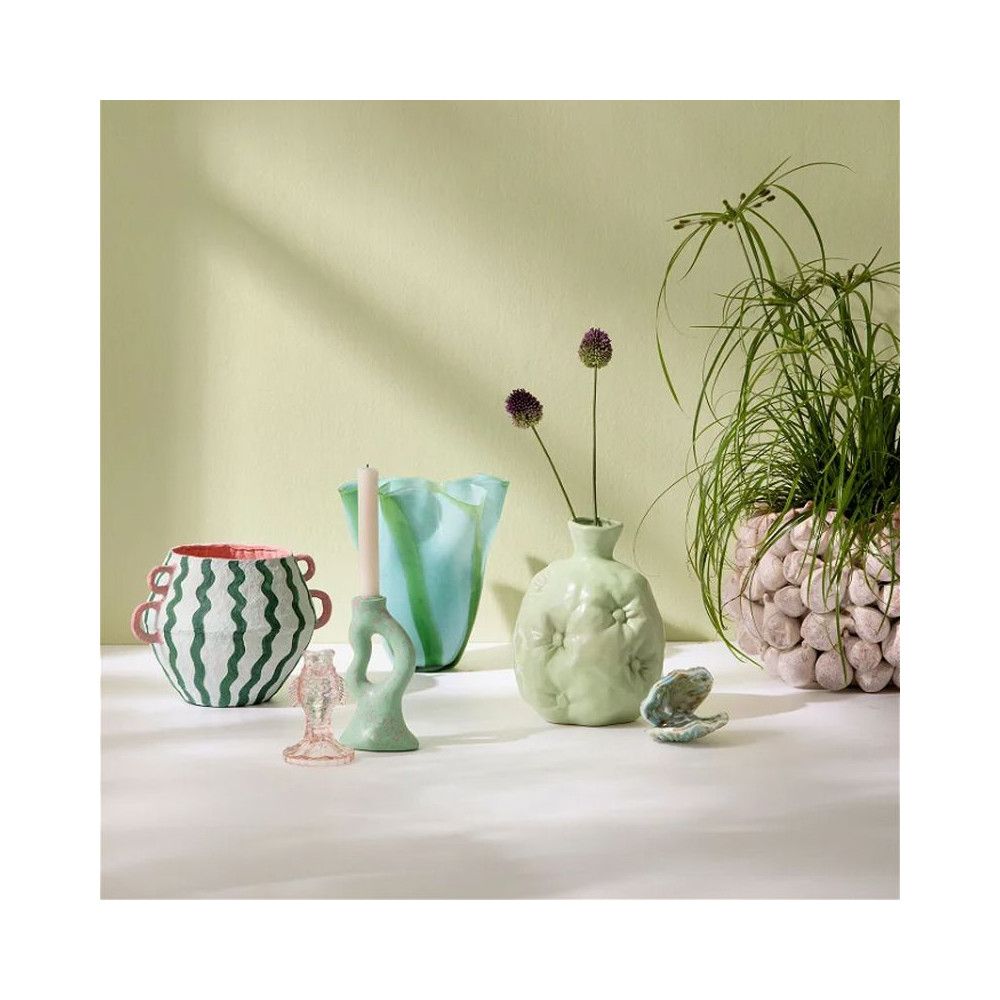 Vase tulipe Vert et Turquoise, Bahne