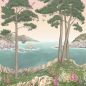 Coastline, panoramic wallpaper, Osborne & Little