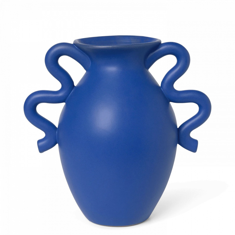Blue Verso Cobalt, Vase, Ferm Living